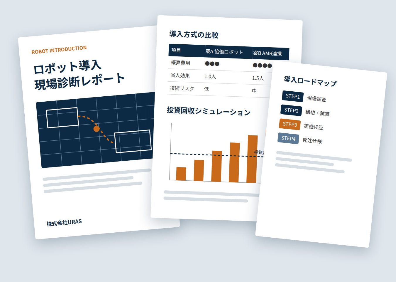 現場診断レポート・提案書のイメージ
